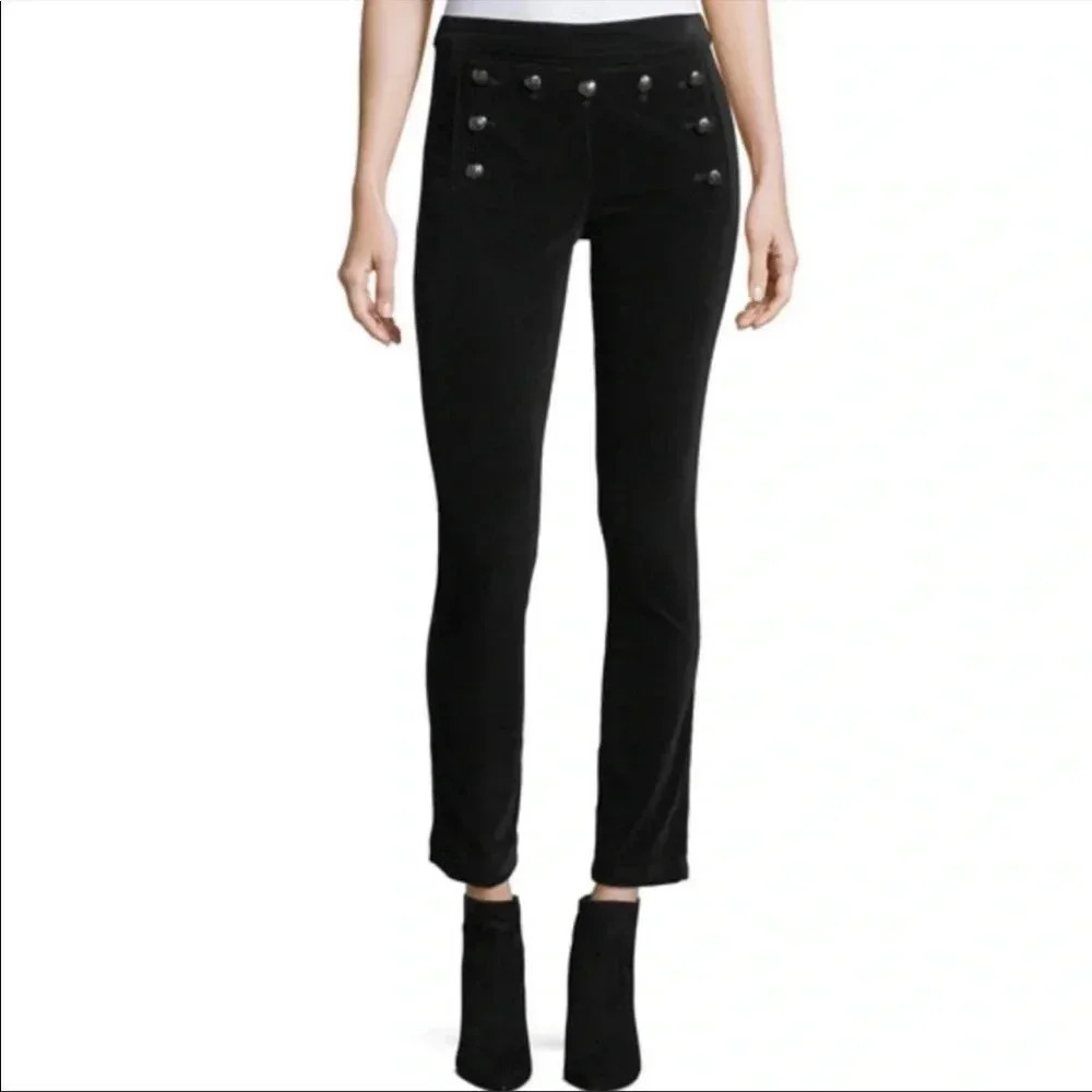 Veronica Beard velour Jane sailor pants